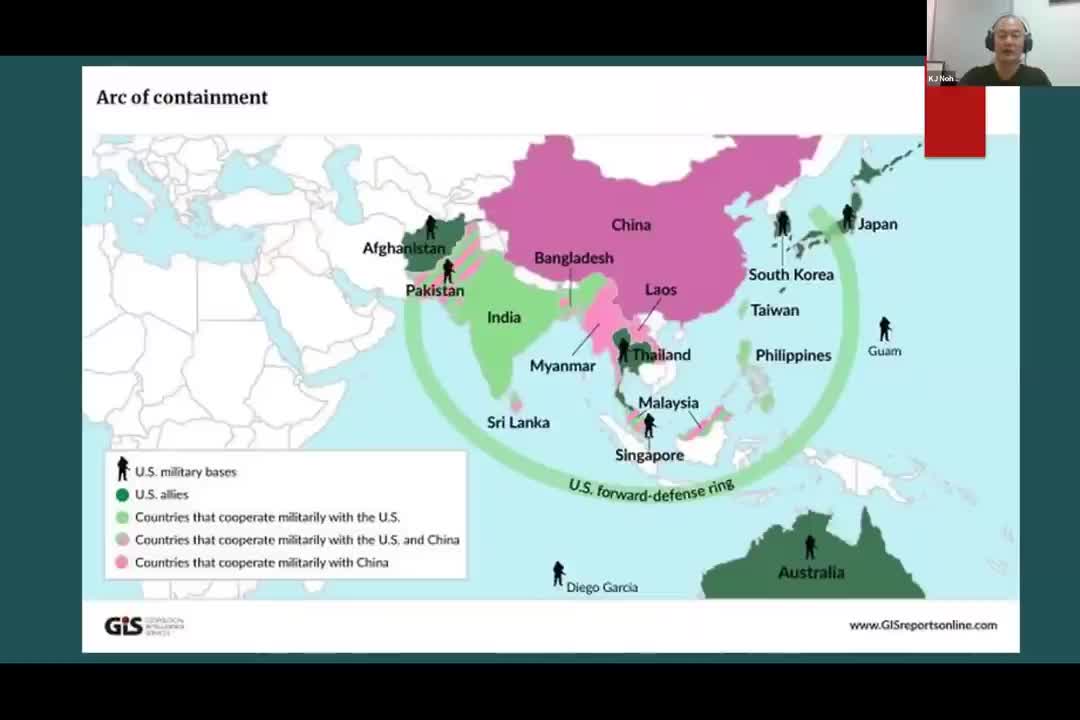 KJ Noh speaks about the US-China confrontation in the South China Sea