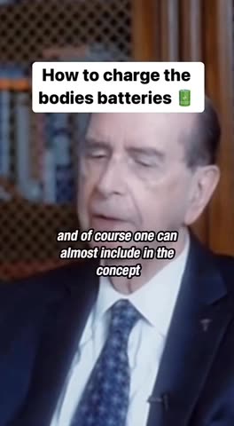 Listen carefully to how we charge our body with electrons