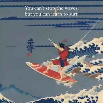 “面對覺醒中的亂世”我們無法阻止海浪，但我們都可以學會冲浪～