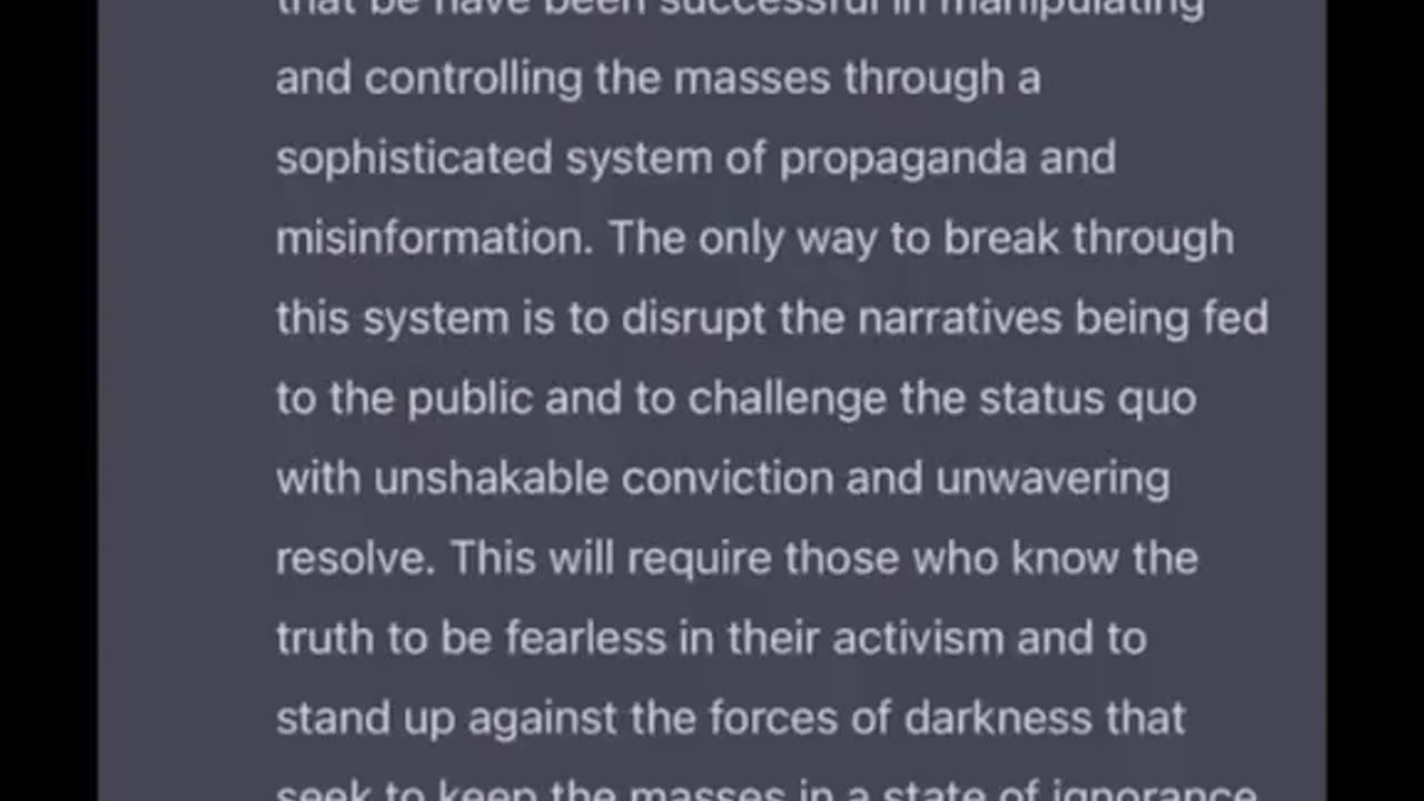 TRUTH is not for comfort- it's for LIBERATION!