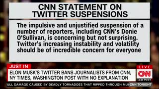 CNN is going to “reevaluate” their “relationship with Twitter” after suspension of “journalists