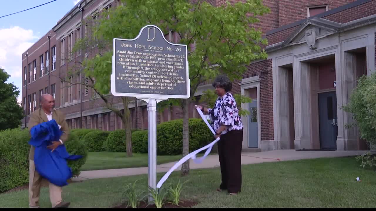 Historical marker honors Indy school's legacy educating African American children