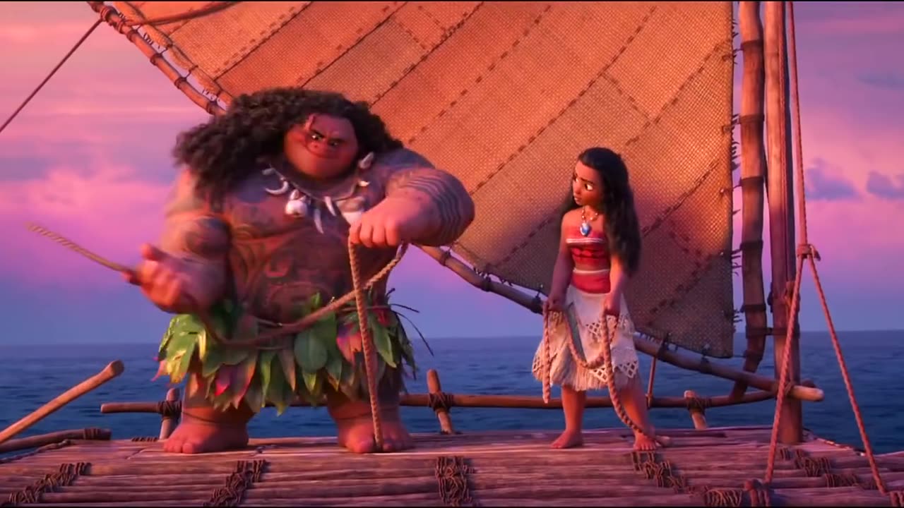 Moana - How Far I'll Go - Aulani Carvalho & Alessia Cara Mix with Clips