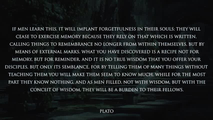 Motivation Speech Plato