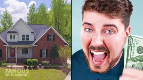 Mr. Beast's House tour. He has a heart, does good for society. Just watch!