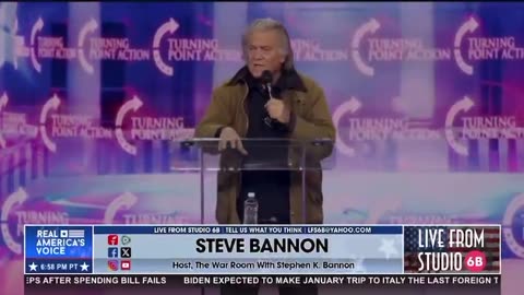 AmFest⚡Steve Bannon on retribution and being held accountable