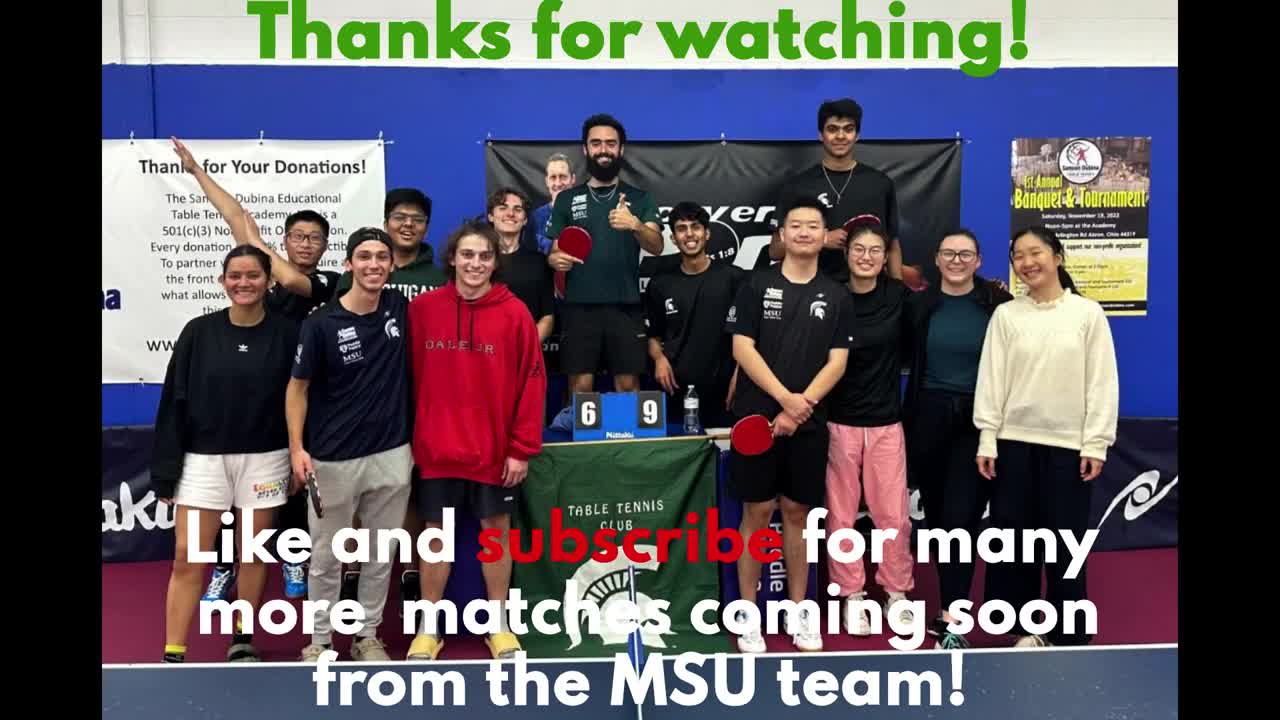 MSU vs Michigan #2 Varsity Highlights _ NCTTA District Tournament