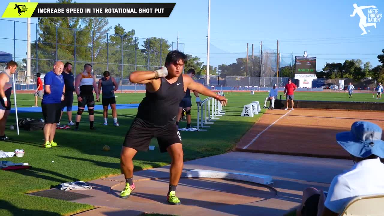 Increase Speed In The Shot Put - Rotatio