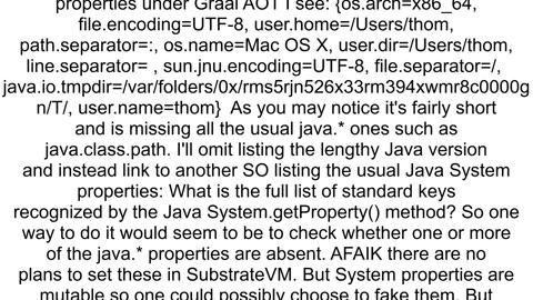 How can you tell if your Java program is running in a GraalVM AOT context