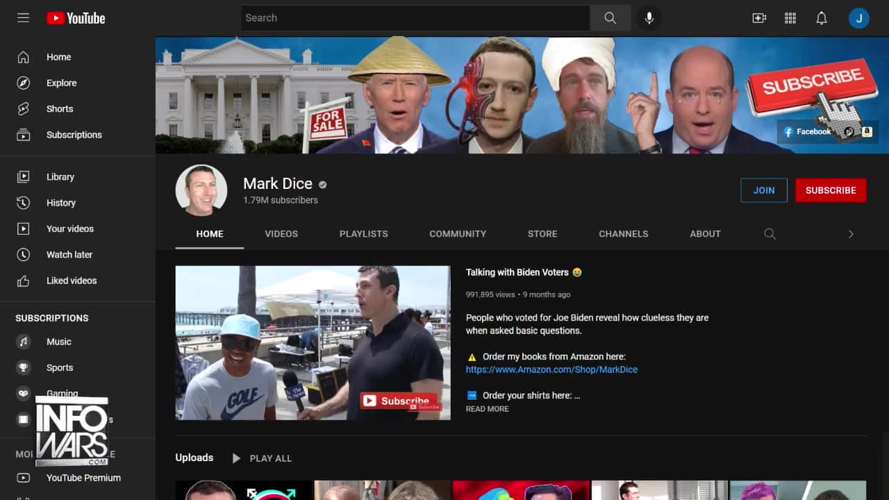 Alex Jones Interviews Mark Dice 2022