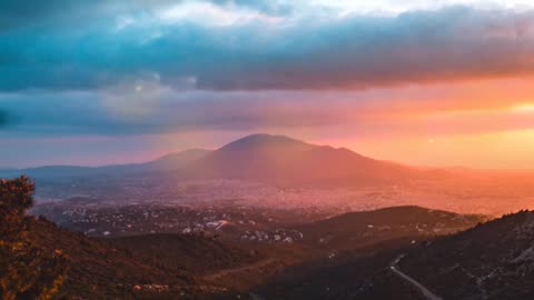 Planet earth beautiful sinery from the mountain