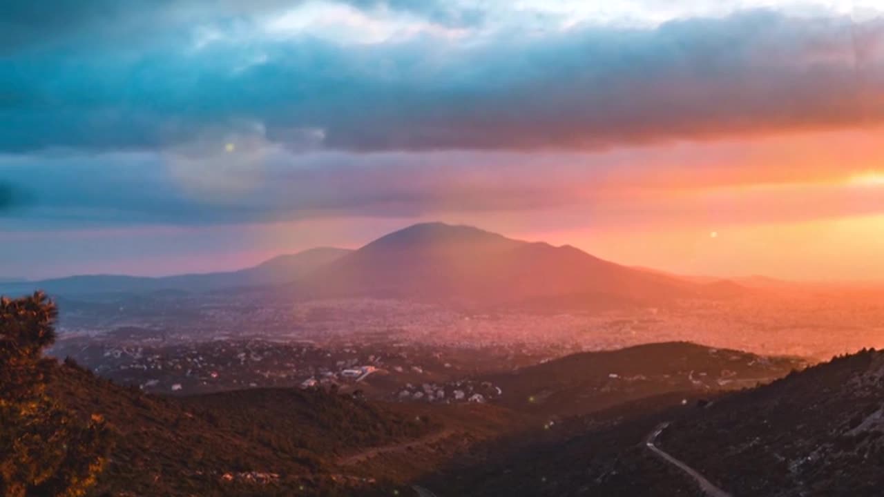 Planet earth beautiful sinery from the mountain