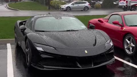 FERRARI SF90 WITH RAIN