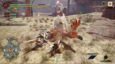 Monster Hunter Rise (PC) | Kulu Ya-Ku is Angry Chicken #shorts #kulu ya-ku