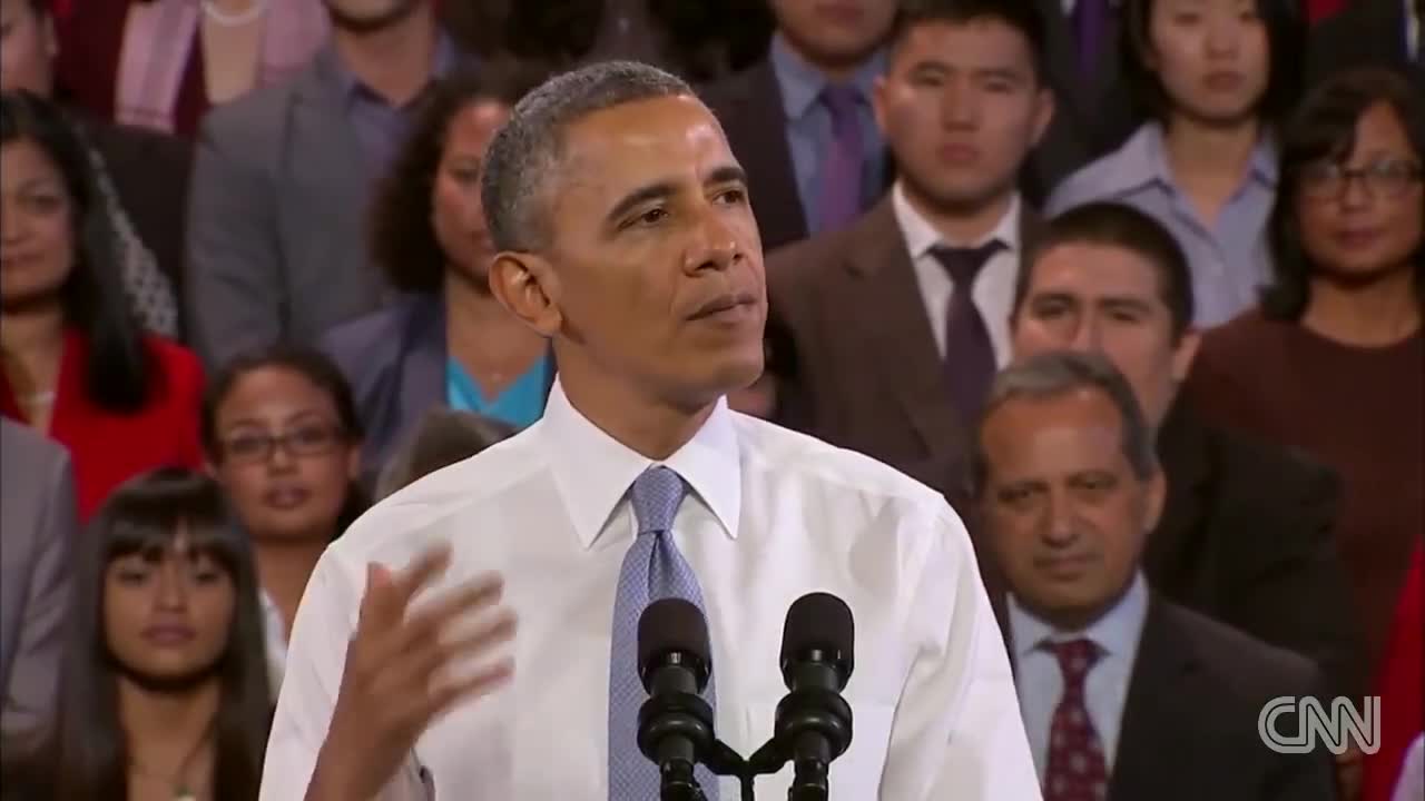 Obama responds to hecklers at speech past record