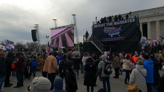 1/23/2022 DC Protest 12 Defeat Mandates and Tyranny march rally