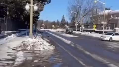 Patriot went to Trudeau's Home