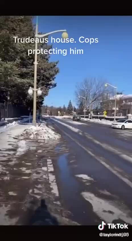 Patriot went to Trudeau's Home