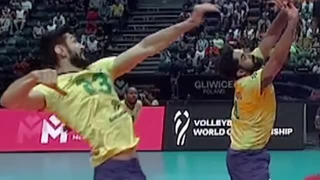 Unleash the 🇧🇷 SUPER SPIKE 💥 #volleyballworld #superspike #spike #volleyball