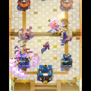 Lanzamiento del cañonero #clashroyale