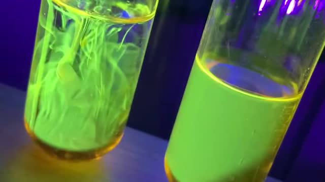 Turmeric Tincture Under UV