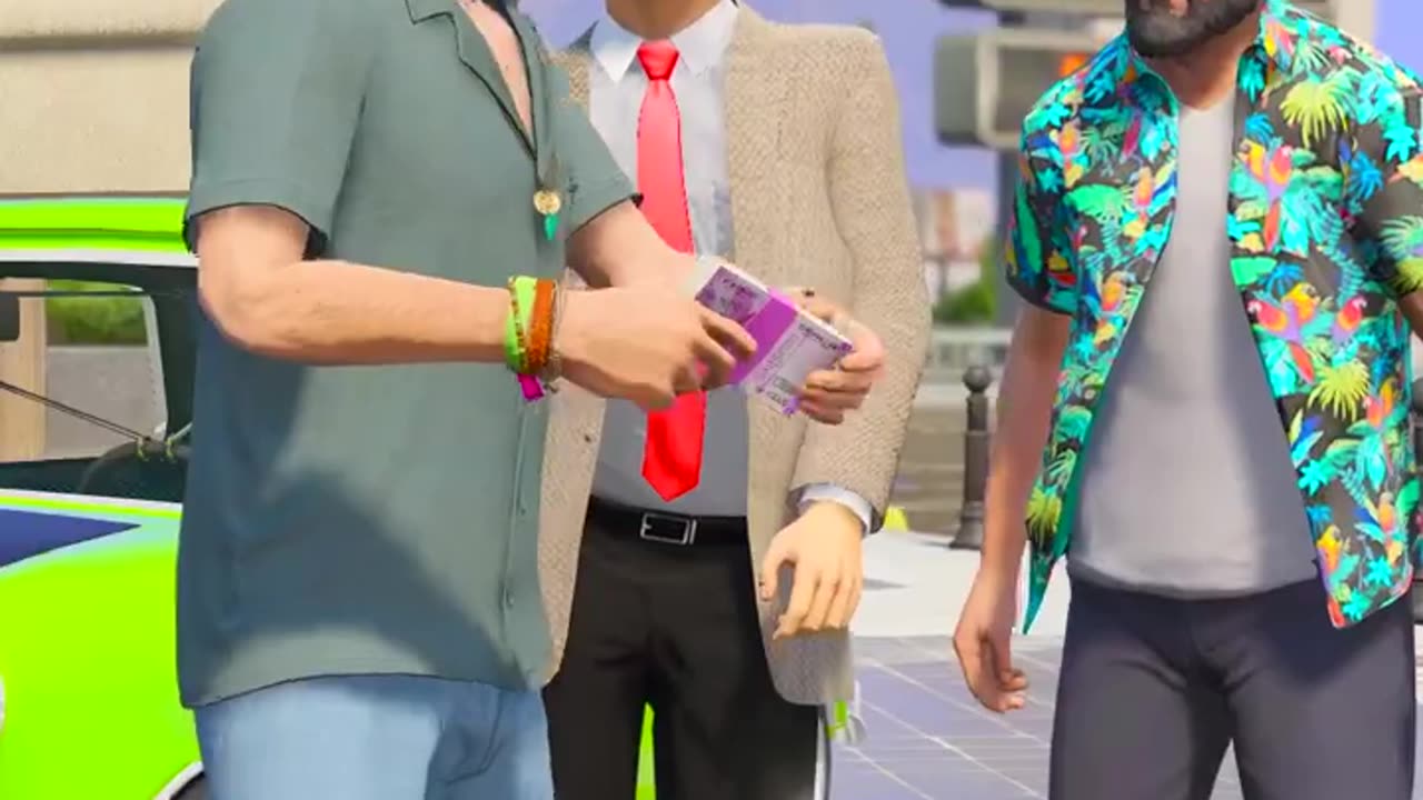 GTA V MR HELP MR BEAN FOR BUYING NEW CAR
