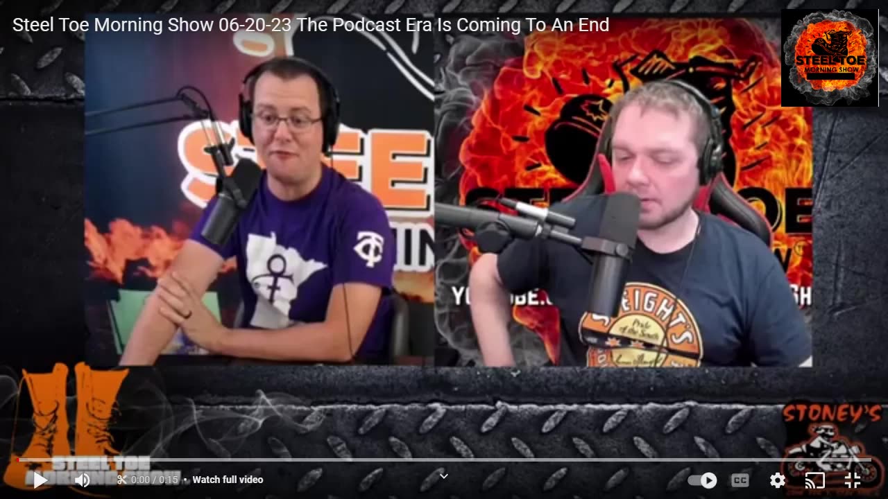 aaron from steel toe says something bad