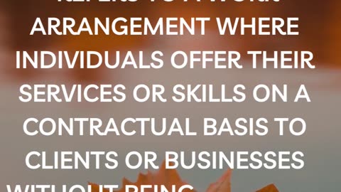 What is freelancing?