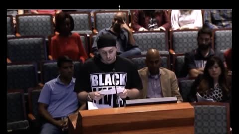 And We Know - A guy turns up to a city council meeting and shows the stupidity about George Floyd