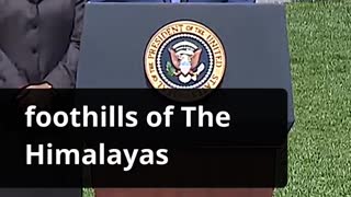 President Joe Biden attempts to define America in a single word...
