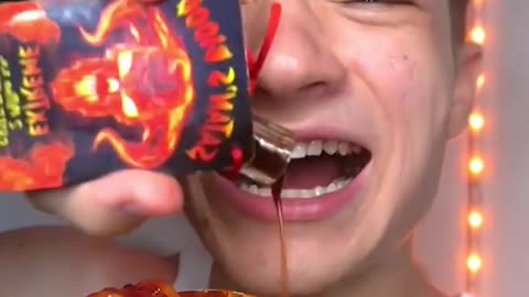 Extreme Spicy Gummies ASMR!? 🥵