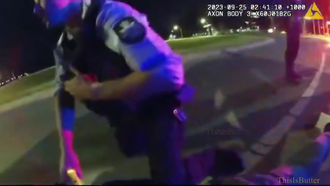 Bodycam shows suspect tased during a traffic stop for a partially obscured plate, attempted to flee