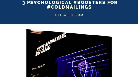 3 PSYCHOLOGICAL BOOSTERS FOR COLD MAILINGS