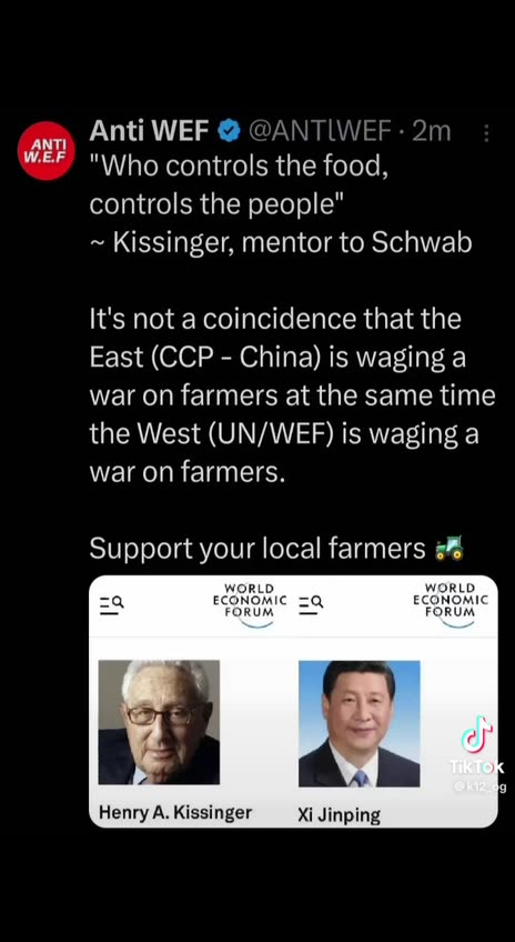 Deep-State Bolsheviks War on Farmers (read description for more info on Kissinger)