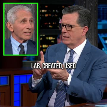 Watch Fauci’s Face as He Spins the Truth into a Joke on Late Night TV
