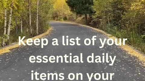 Stress-free mornings and departures #Organization #Checklist