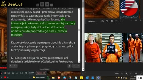 🔴Dogłębne ujawnienie! Trybunały ds. masowych aresztowań i zatrzymań: GITMO