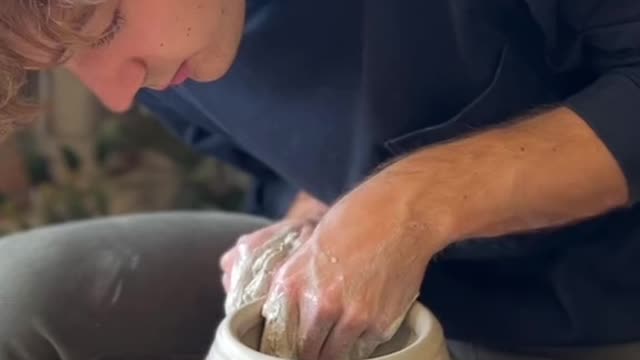 This did not go how i expected #pottery #asmr #satisfying