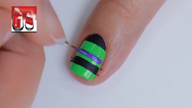 the best idea of Nail paint with impressive colour and design learn how paint a cool nail