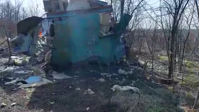 Ukrainian shell ruins Russian border guards’ "place of service"