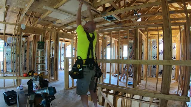 Installing the attic ladder and finishing everything up.