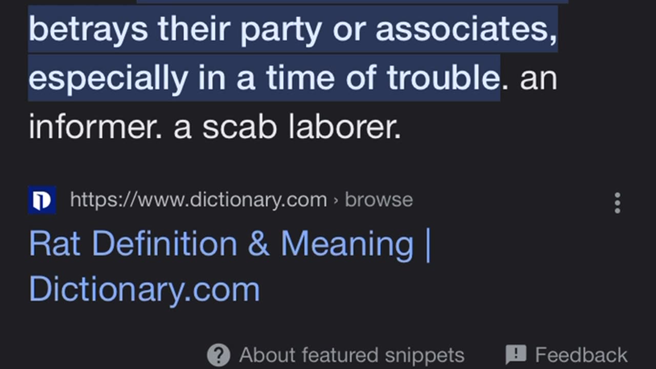 Seems all I know is rats but a few