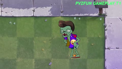PLANTS VS ZOMBIES HEROES - Threepeater Level 9999 vs Pompadour Zombie vs ZOMBIE HEROES