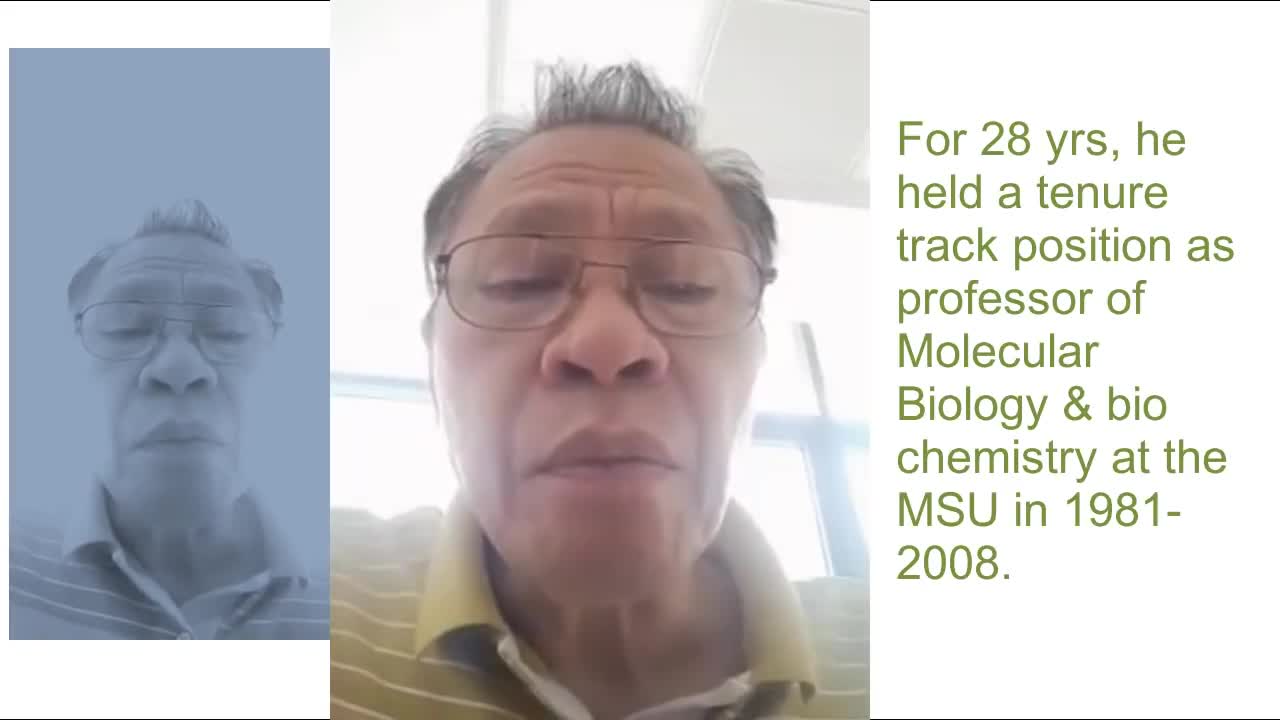 Dr Oclarit is award winning scientist from Pilipinas