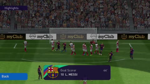 Messi Awesome Free Kick GOAL...