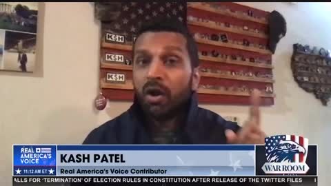 WAR ROOM Bannon with Kash Patel