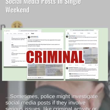 Fact Check: NO Evidence Hundreds Of British Questioned By Police Over Social Media In Single Weekend