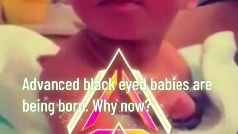 TRANSHUMAN BABY WITH BLACK EYES ....