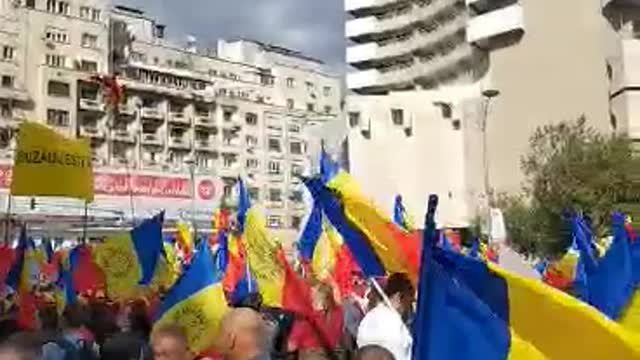 Protest 2nd of October 2022 Bucharest Romania