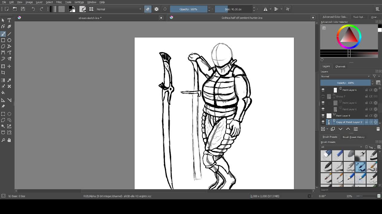 Sketching with uncle 1